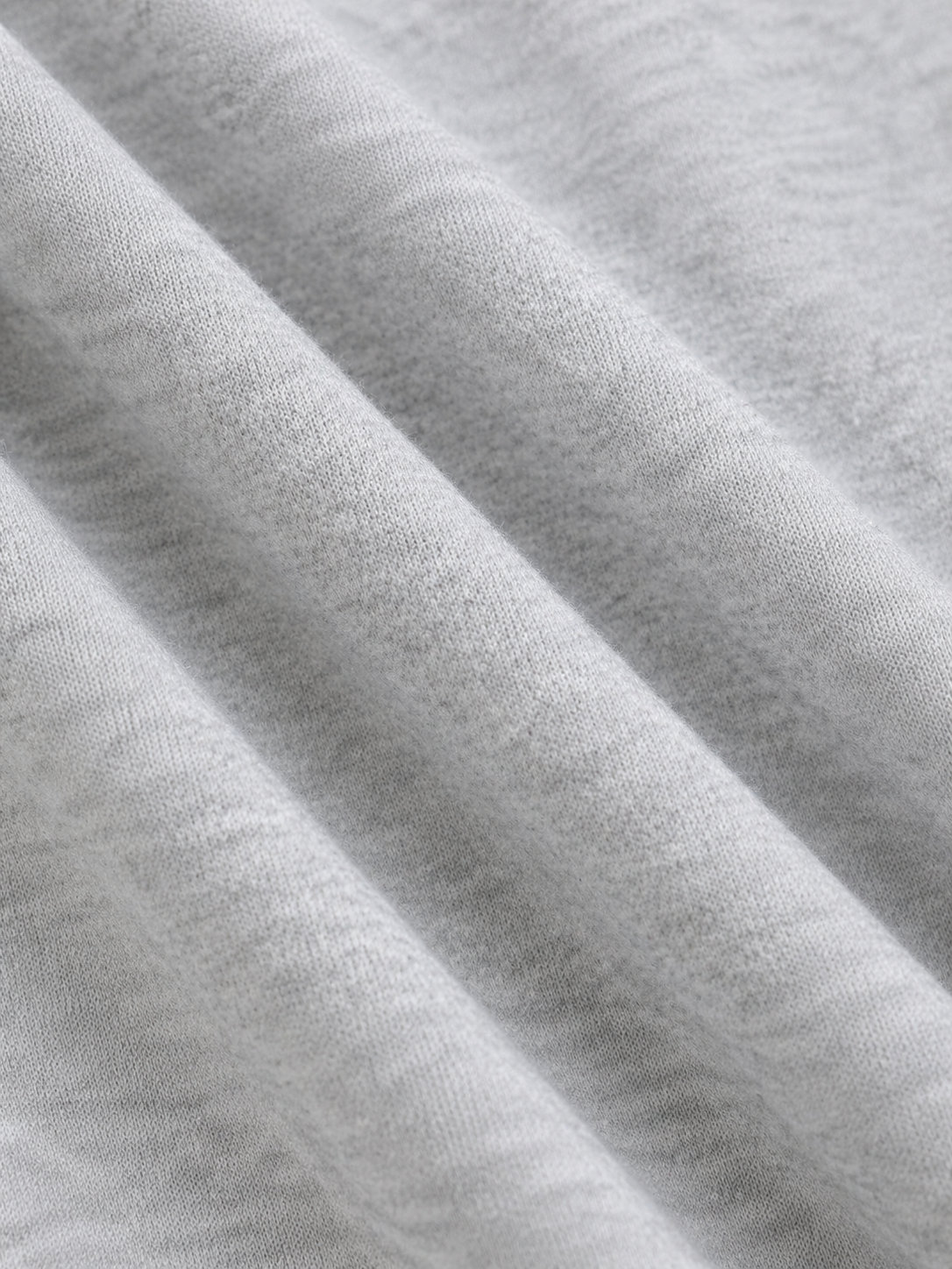 Close-up of gray fabric with visible texture