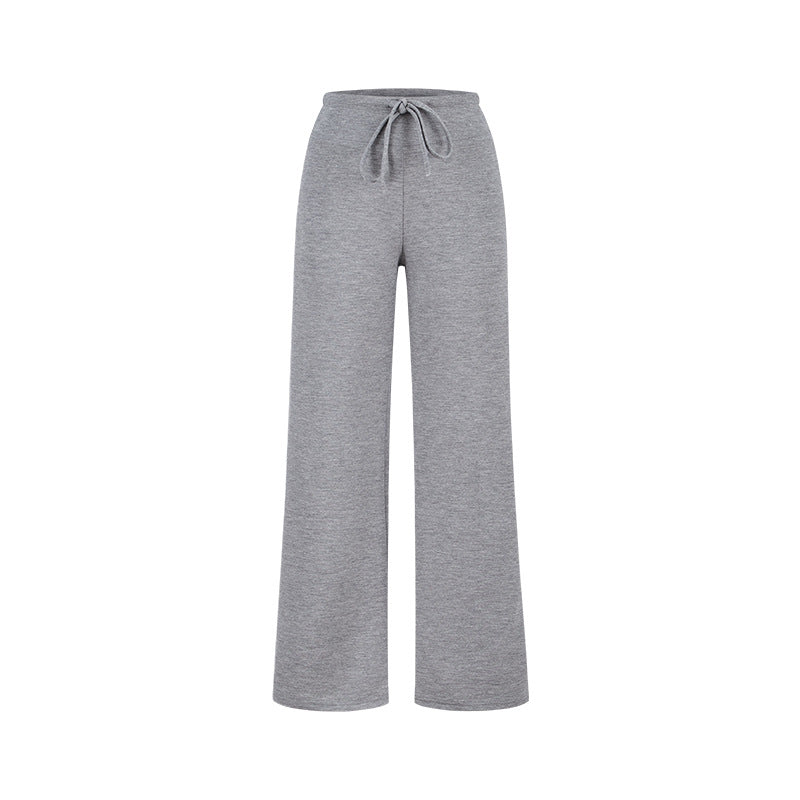 Gray sweatpants on a white background