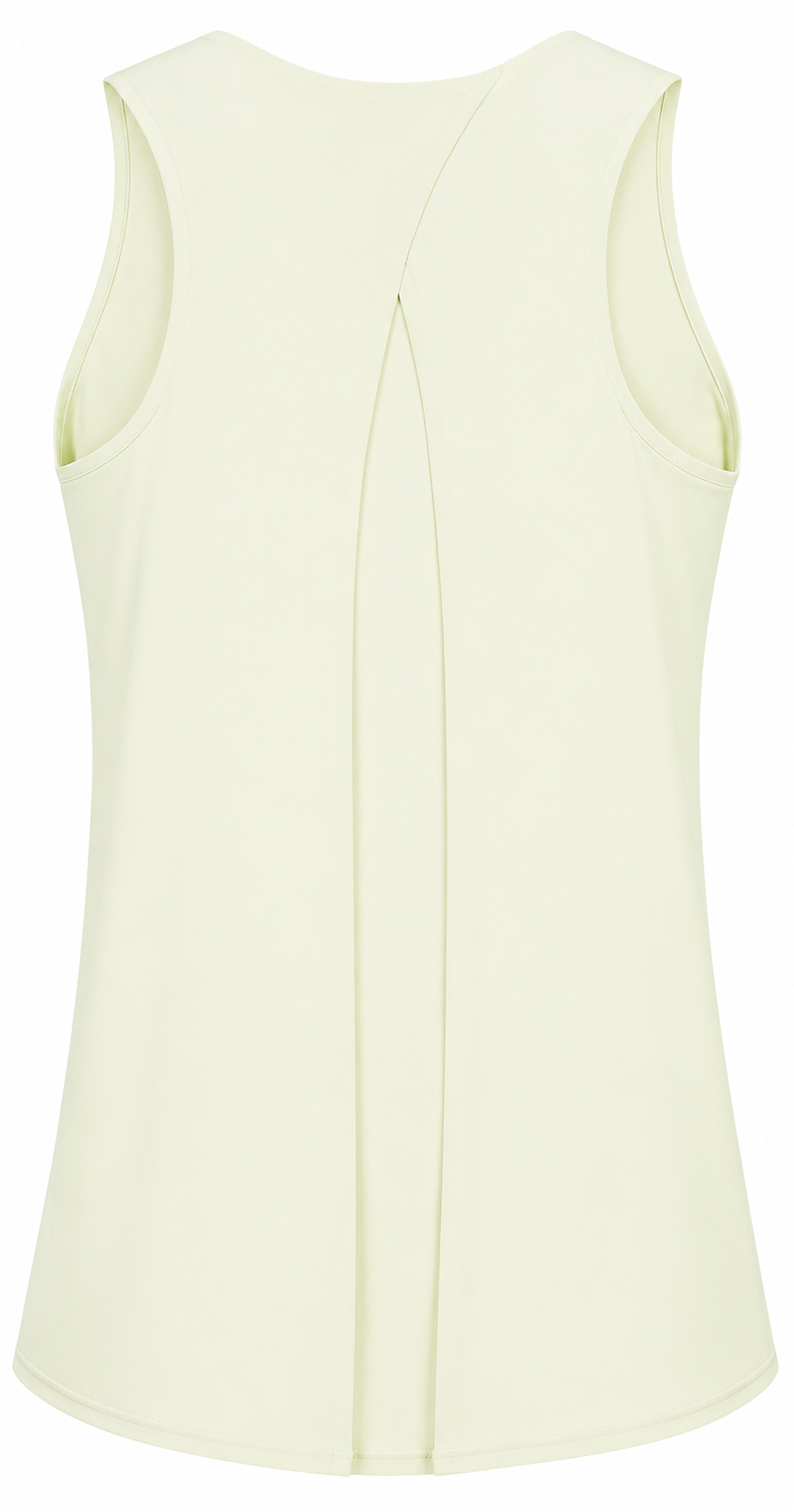 Light green sleeveless top on a white background